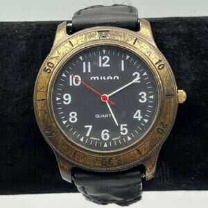 Gold & Black Milan Men’s Watch